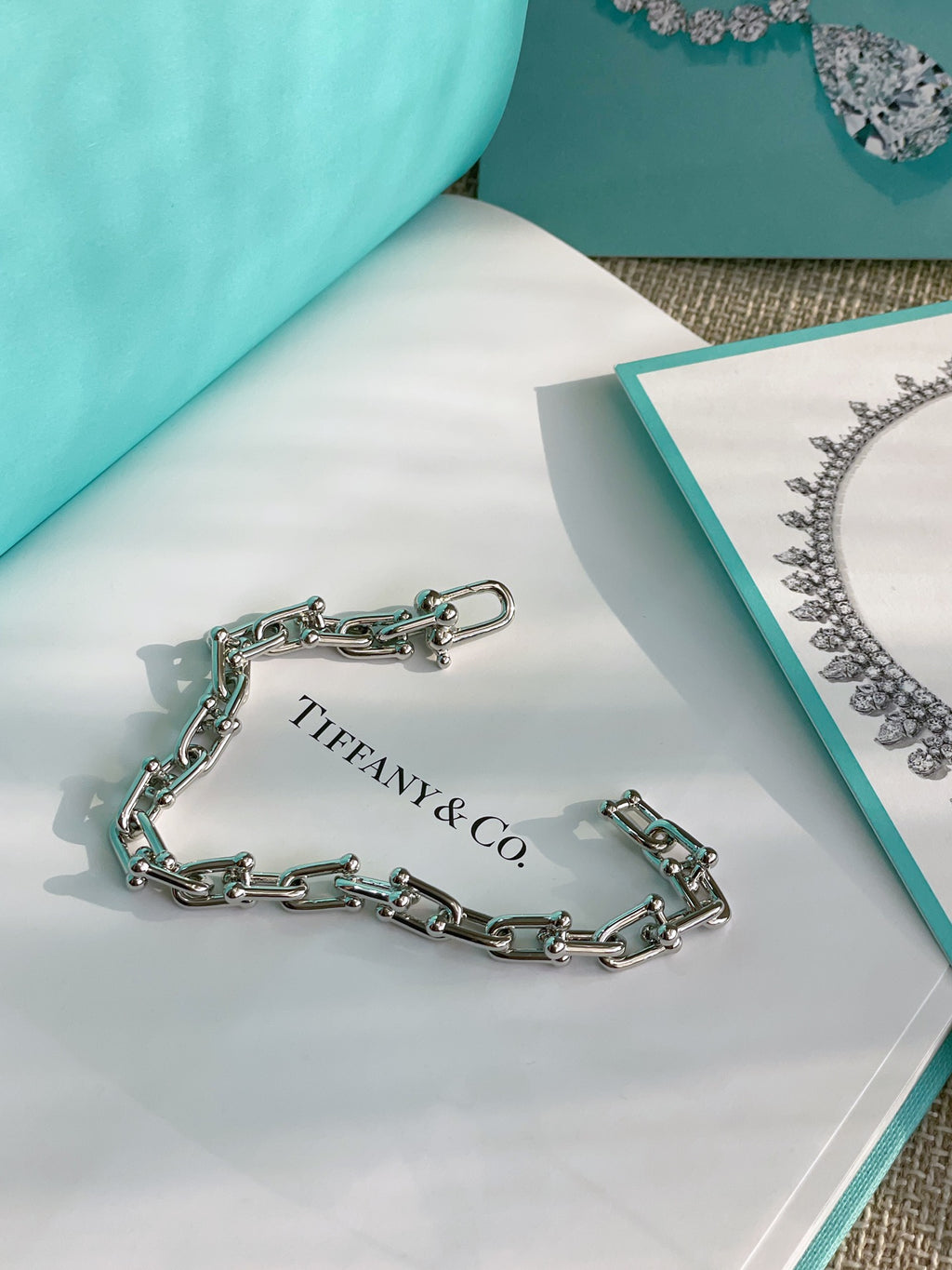 Wire Bracelet in Yellow Gold, Micro Link Bracelet in Yellow Gold - TIFFANY