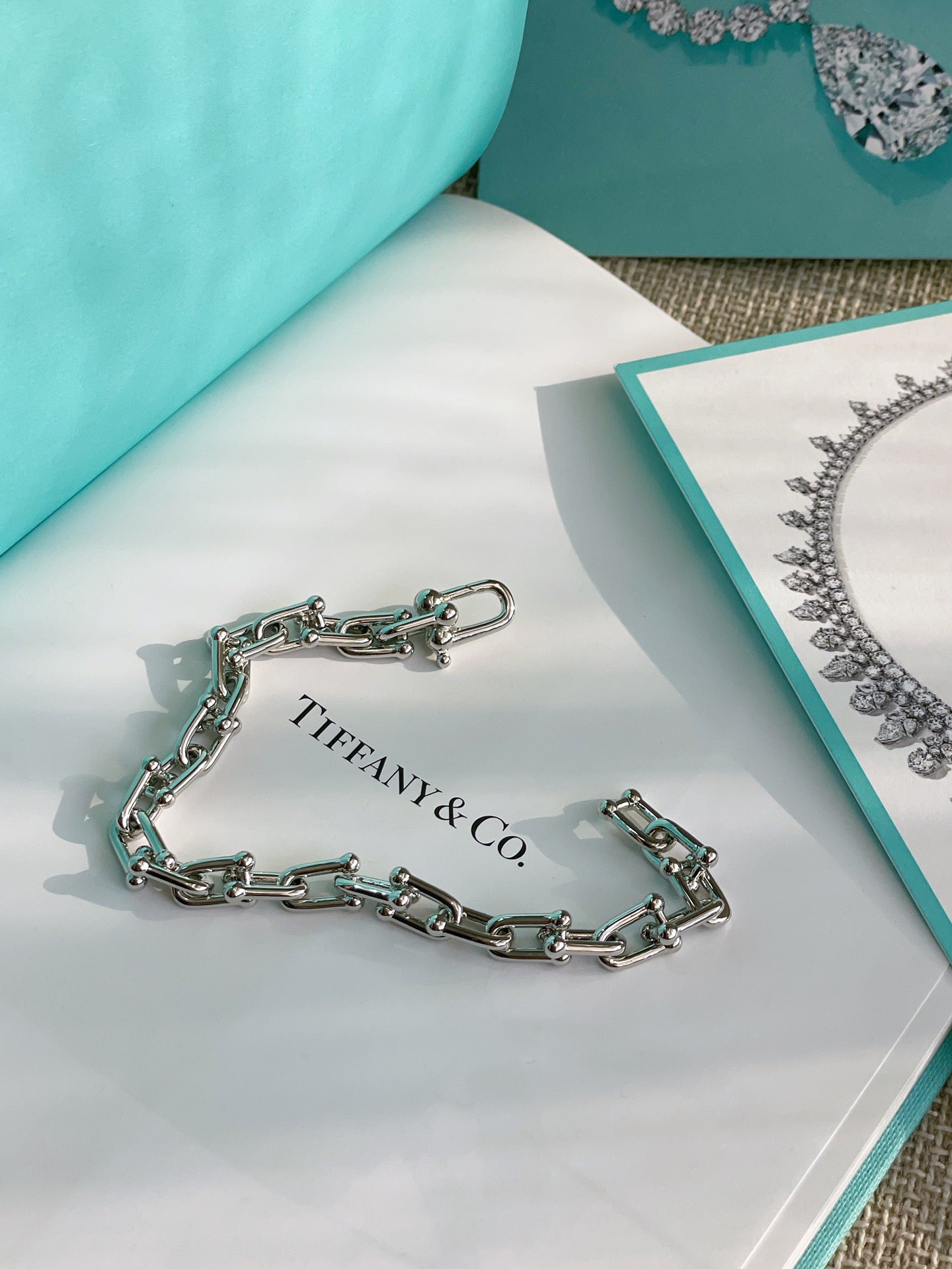 Wire Bracelet in Yellow Gold, Micro Link Bracelet in Yellow Gold - TIFFANY