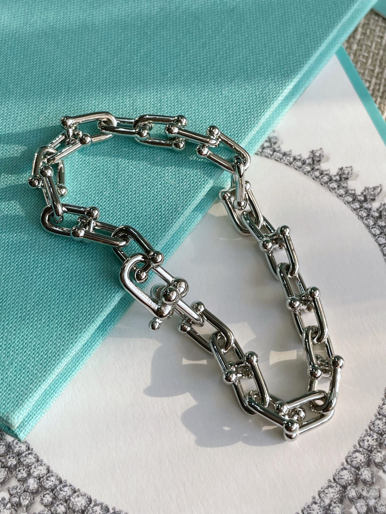 Wire Bracelet in Yellow Gold, Micro Link Bracelet in Yellow Gold - TIFFANY