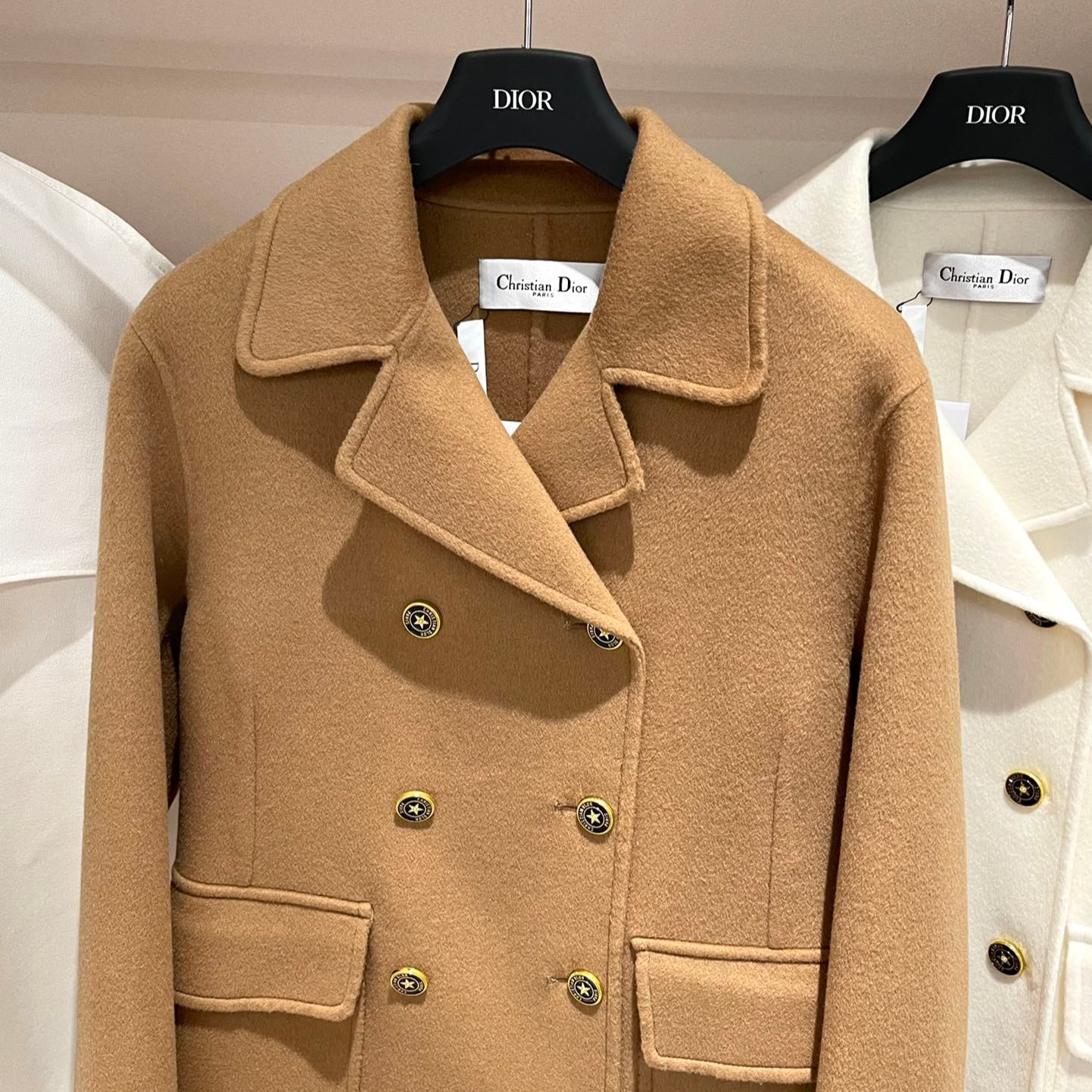 Long, Short, Double-faced Cashmere Coat