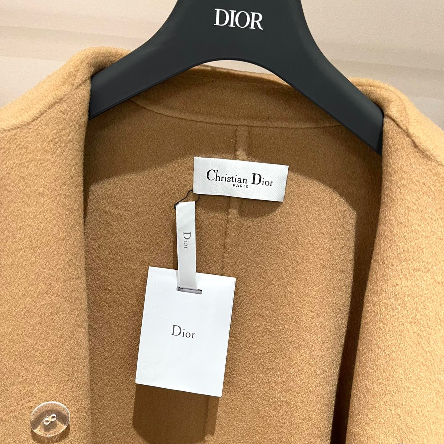 Long, Short, Double-faced Cashmere Coat