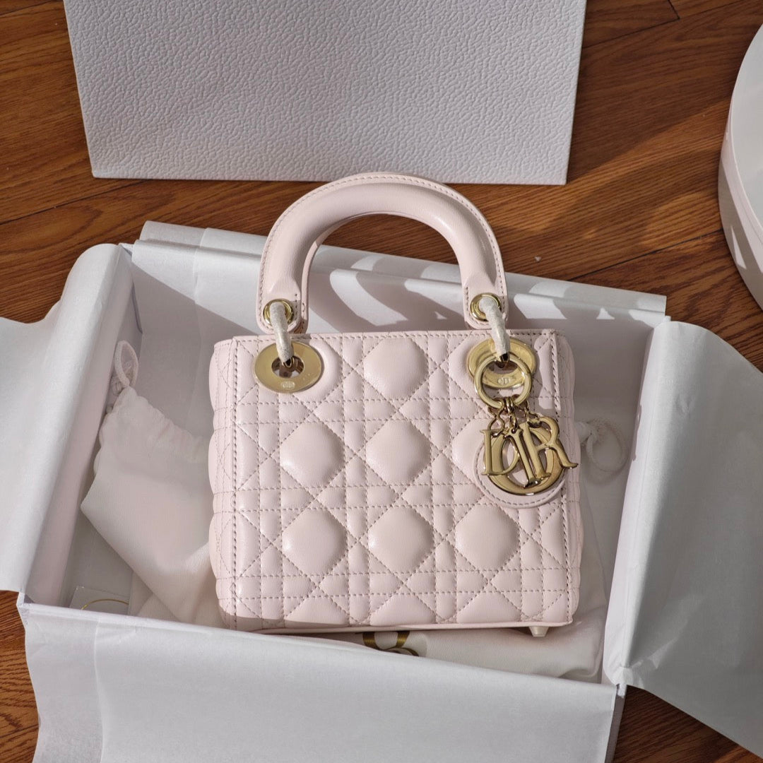 Mini Lady Dior Handbag - DIOR