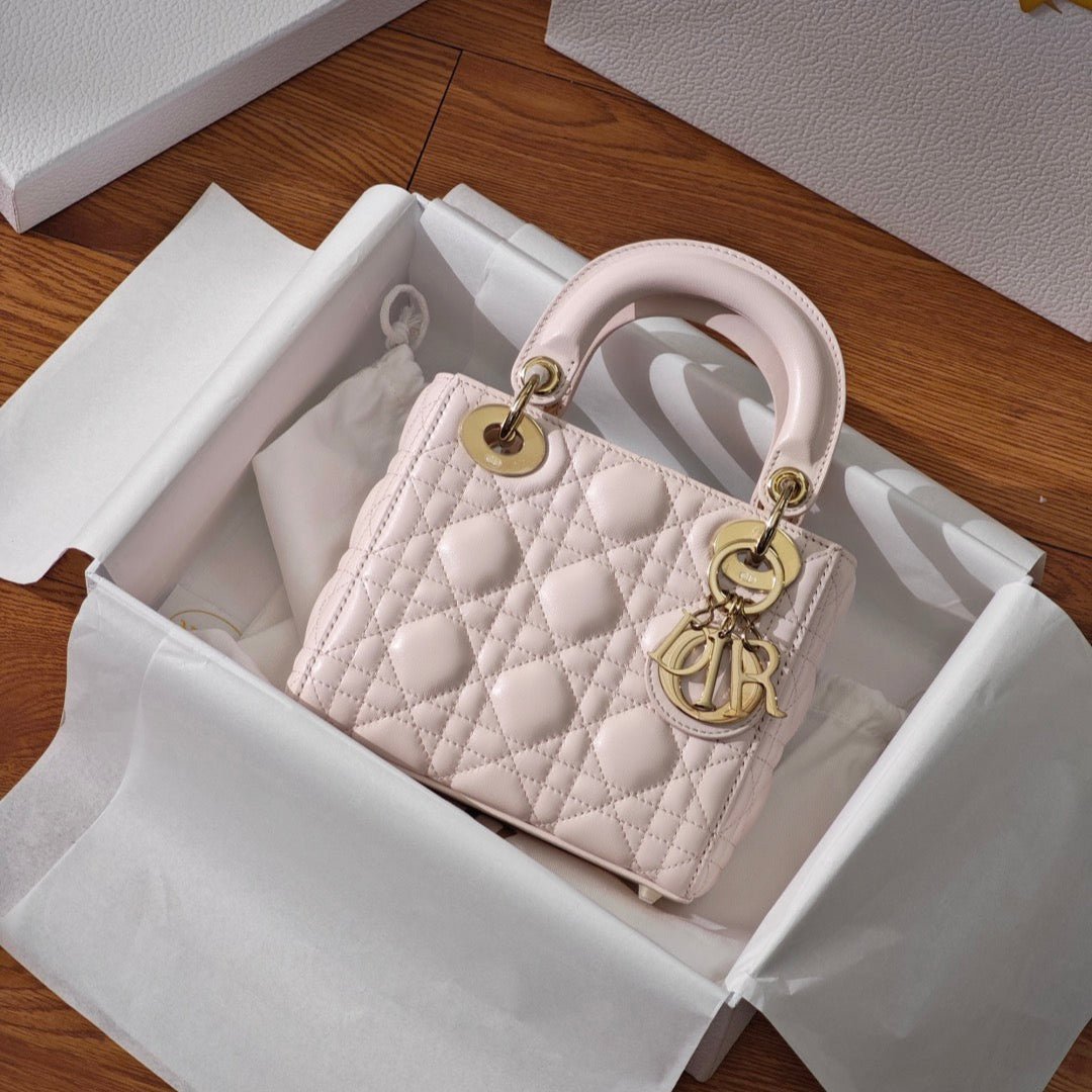 Mini Lady Dior Handbag - DIOR