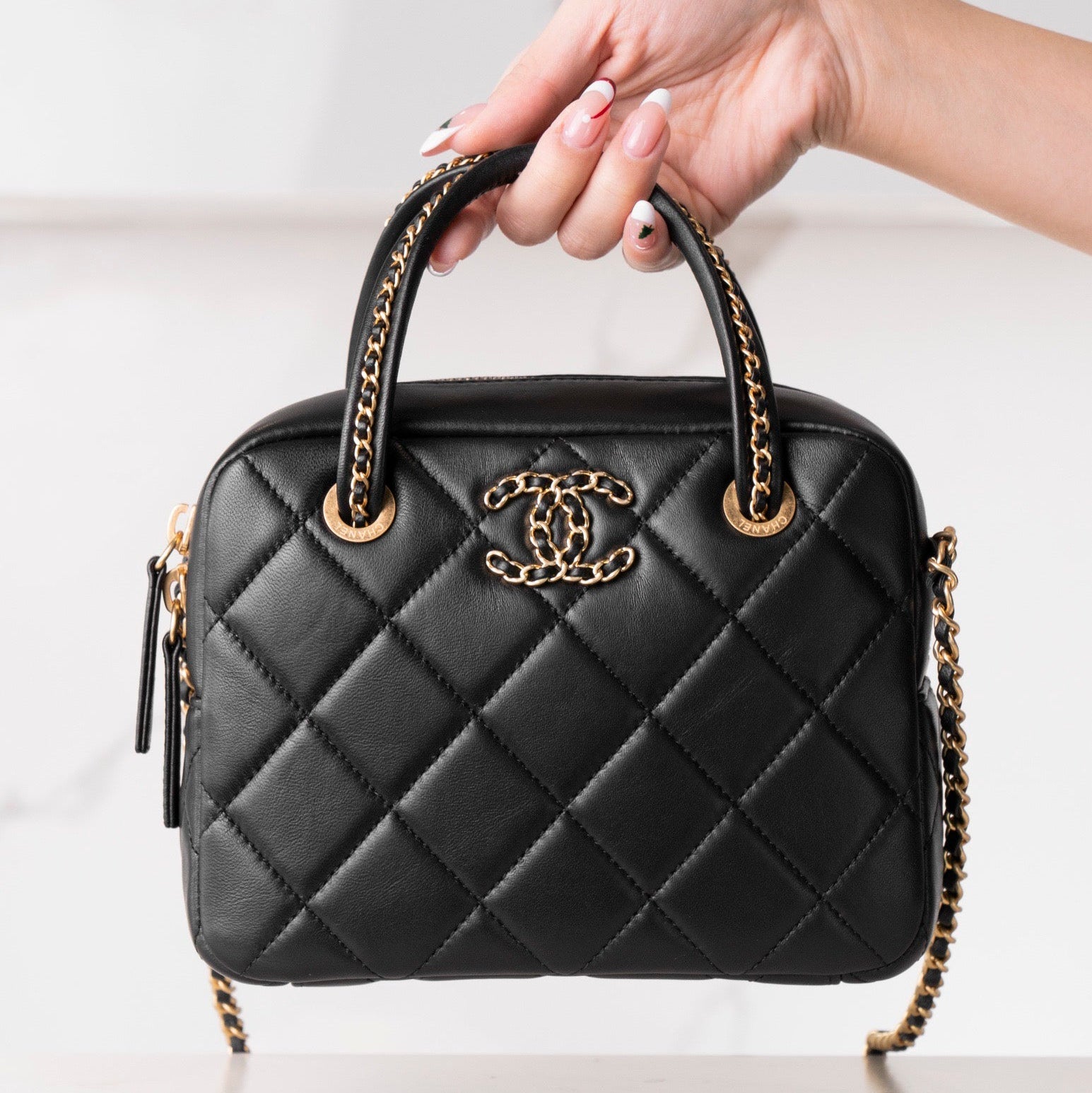 Bowling Bag Black - CHANEL