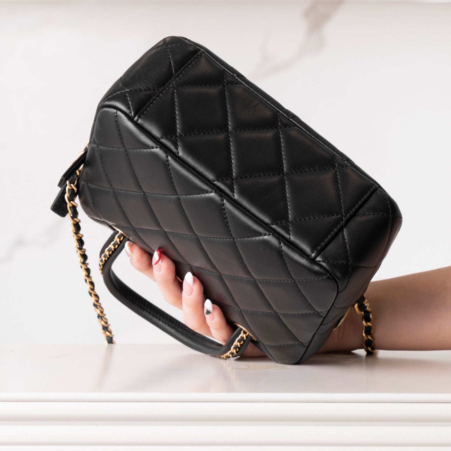 Bowling Bag Black - CHANEL