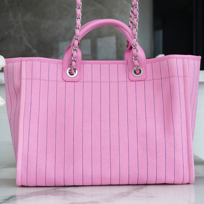 23P Spring/Summer Maxi Shopping Bag, Pink - CHANEL
