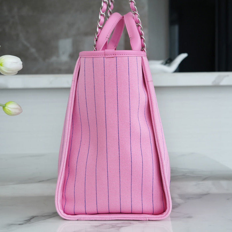 23P Spring/Summer Maxi Shopping Bag, Pink - CHANEL