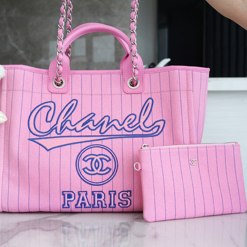 23P Spring/Summer Maxi Shopping Bag, Pink - CHANEL