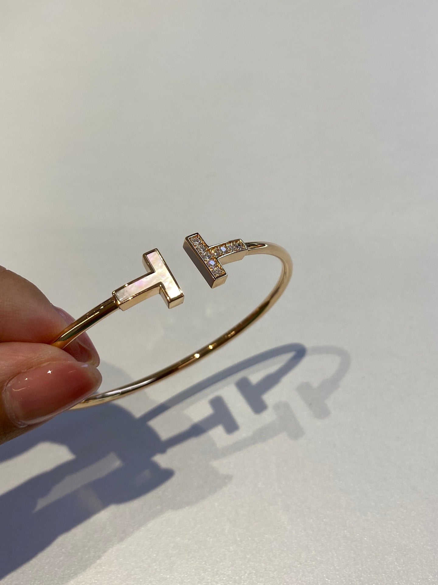 Wire Bracelet in Yellow Gold, Micro Link Bracelet in Yellow Gold - TIFFANY
