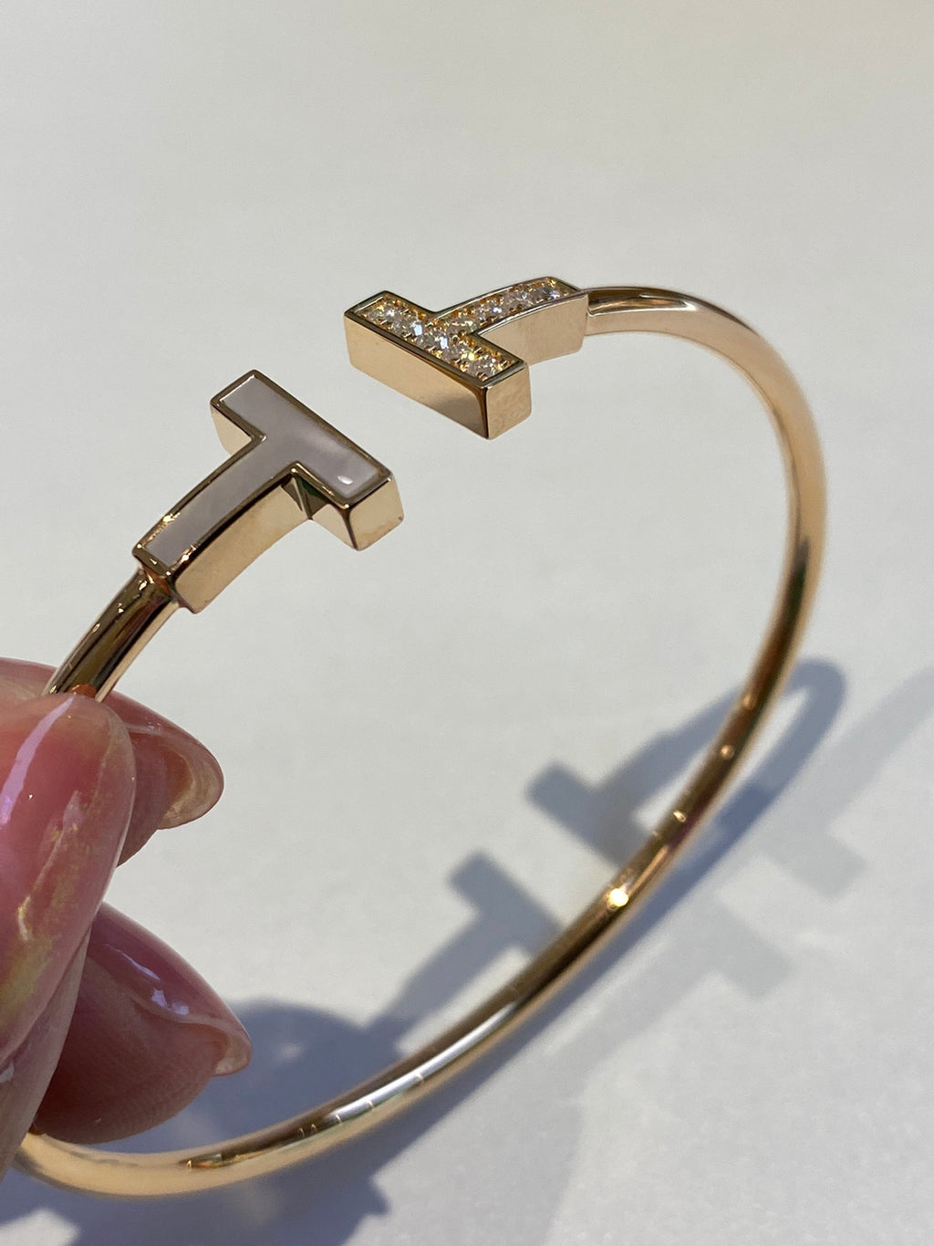 Wire Bracelet in Yellow Gold, Micro Link Bracelet in Yellow Gold - TIFFANY