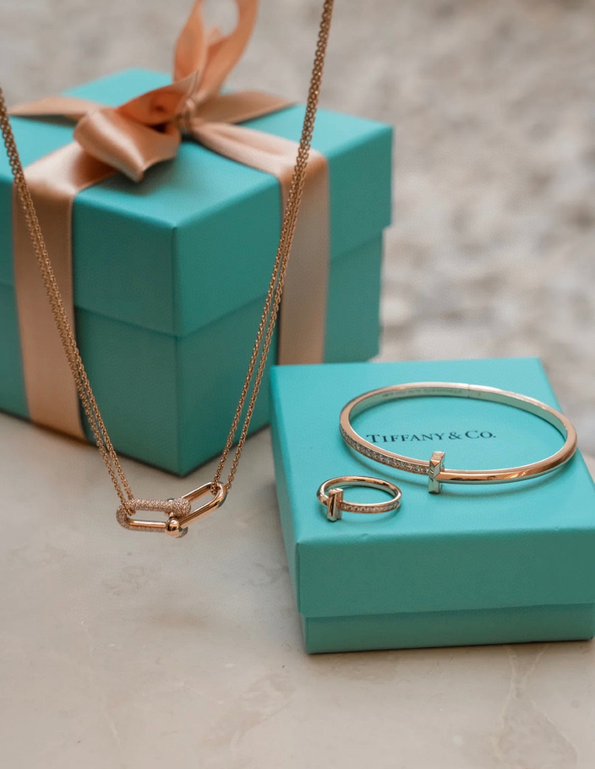 Wire Bracelet in Yellow Gold, Micro Link Bracelet in Yellow Gold - TIFFANY