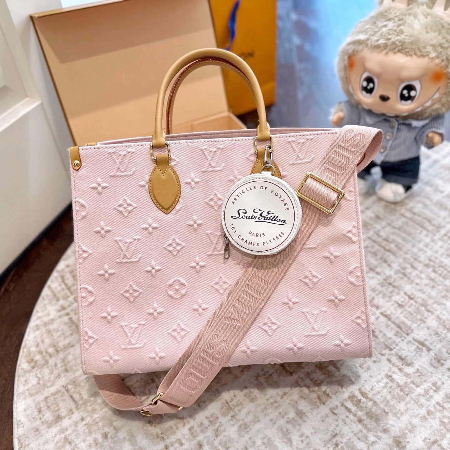 Vintage Denim Neverfull Tote Bag - LOUIS VUITTON