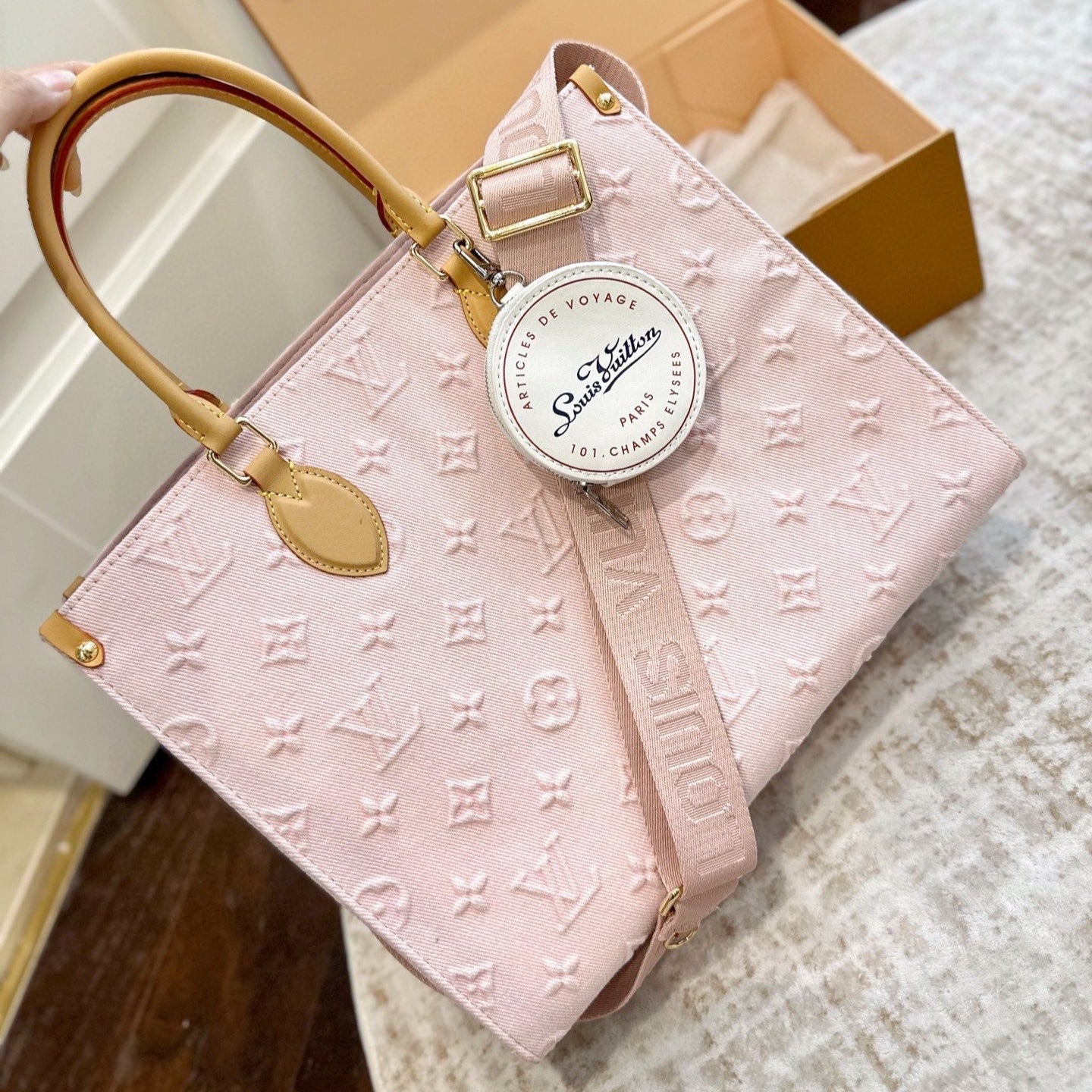 Vintage Denim Neverfull Tote Bag - LOUIS VUITTON