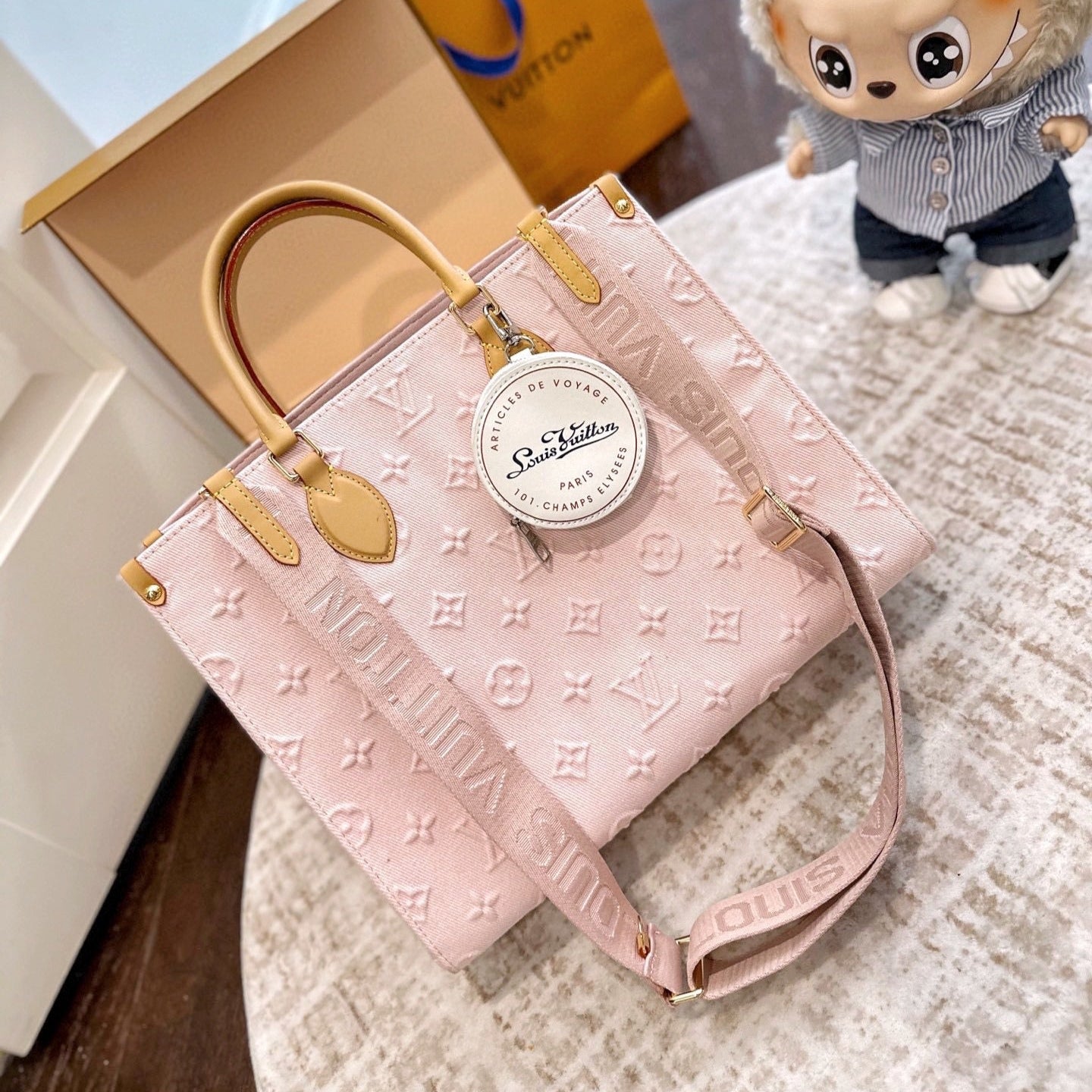Vintage Denim Neverfull Tote Bag - LOUIS VUITTON