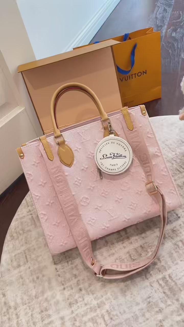 Vintage Denim Neverfull Tote Bag - LOUIS VUITTON